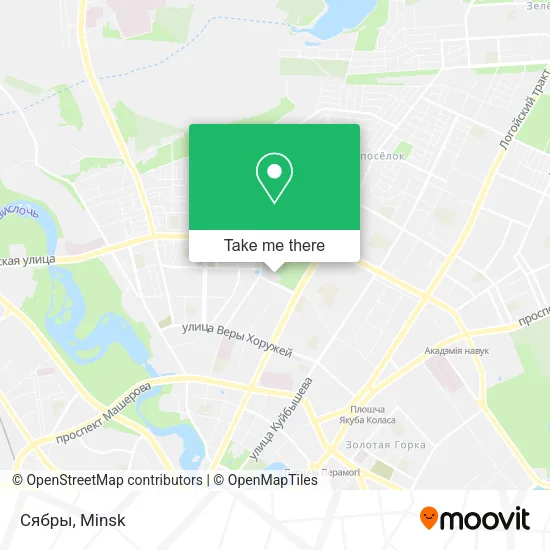 Сябры map
