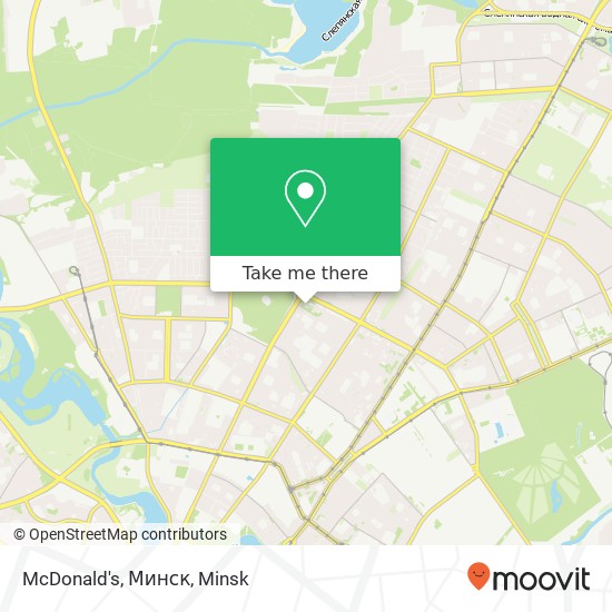 McDonald's, Минск map