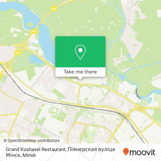 Grand Kushavel Restaurant, Піянерская вуліца Мінск map