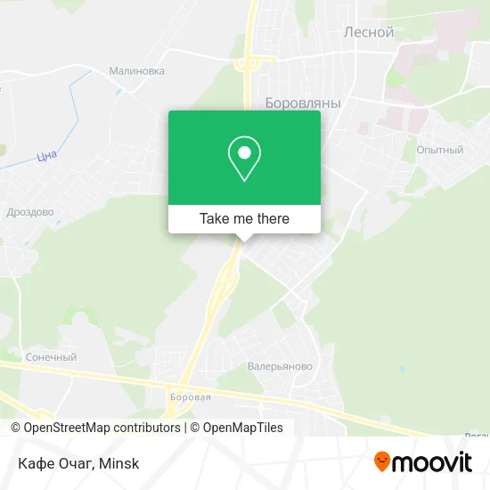 Кафе Очаг map
