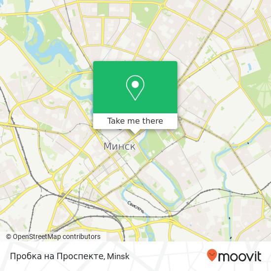 Пробка на Проспекте map