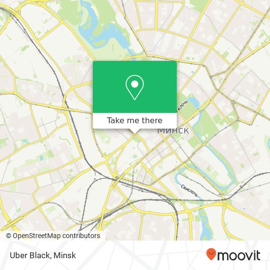 Uber Black map