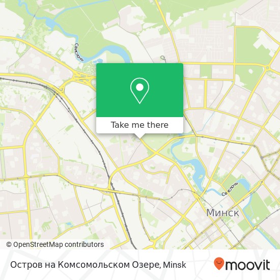 Остров на Комсомольском Озере map