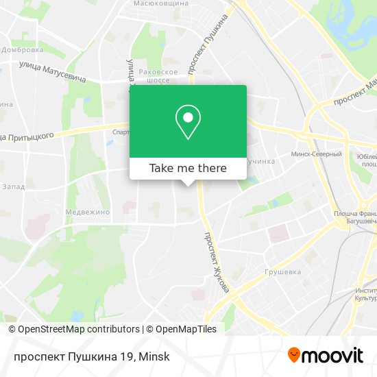 проспект Пушкина 19 map