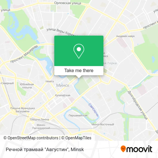 Речной трамвай "Августин" map