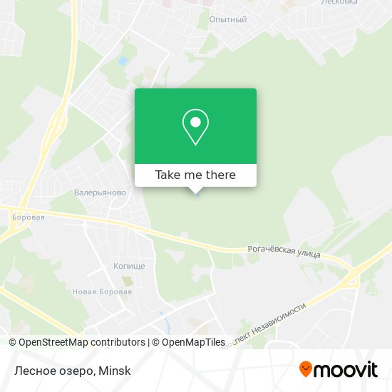 Лесное озеро map