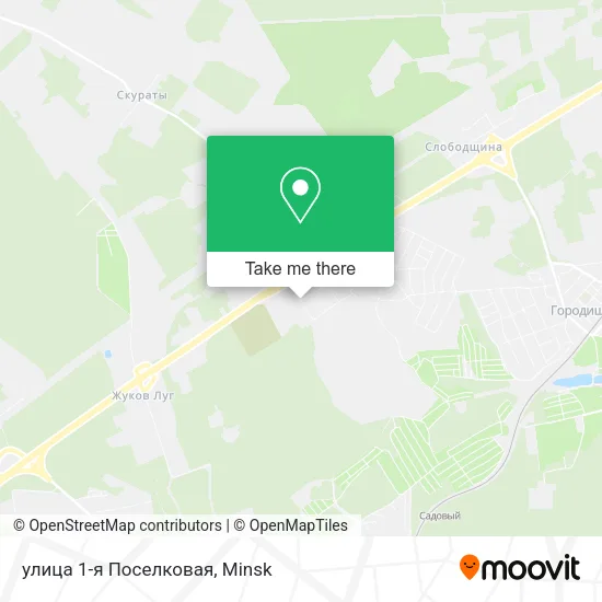 улица 1-я Поселковая map