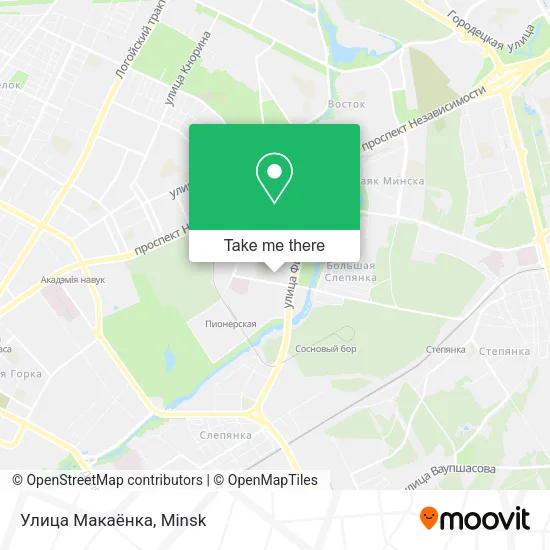 Улица Макаёнка map