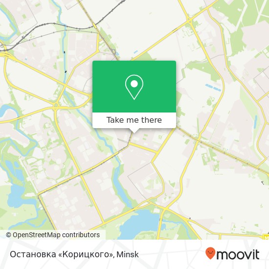 Остановка «Корицкого» map