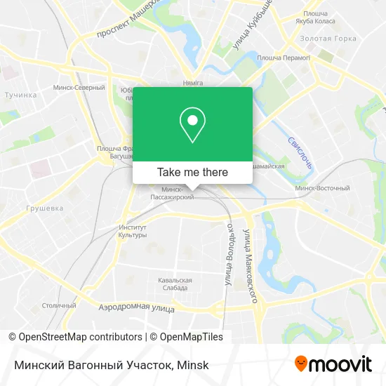 Минский Вагонный Участок map