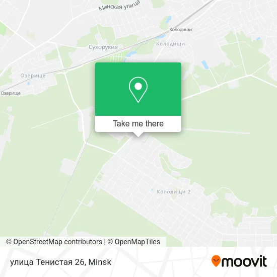 улица Тенистая 26 map