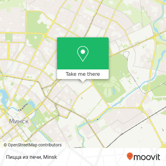 Пицца из печи map