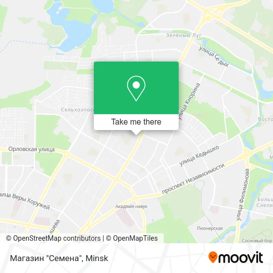 Магазин "Семена" map