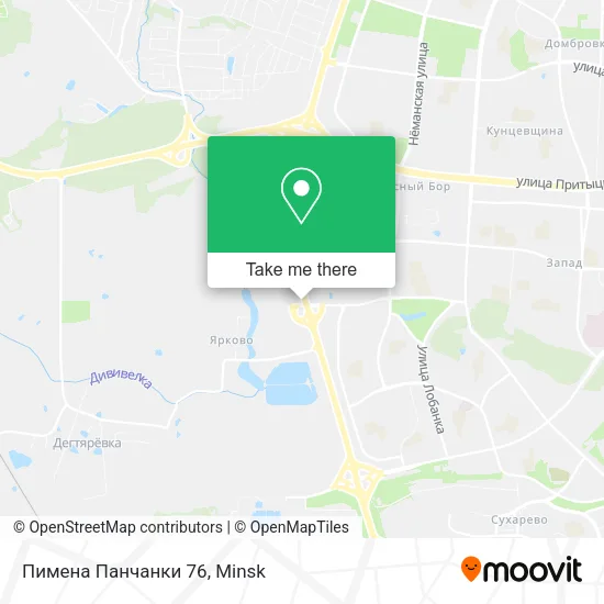 Пимена Панчанки 76 map