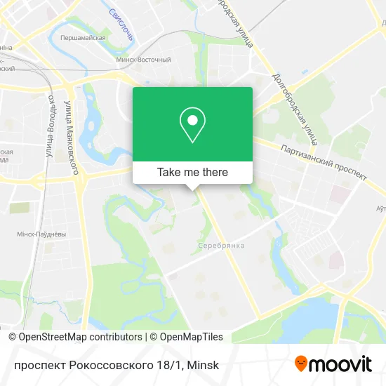 проспект Рокоссовского 18/1 map