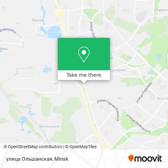 улица Ольшанская map