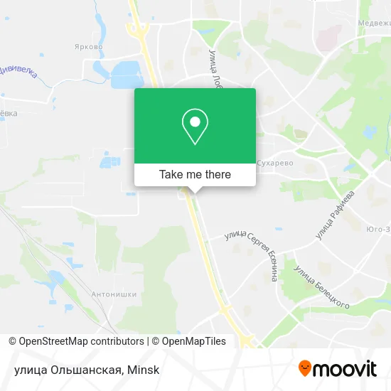 улица Ольшанская map