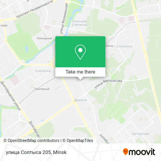 улица Солтыса 205 map