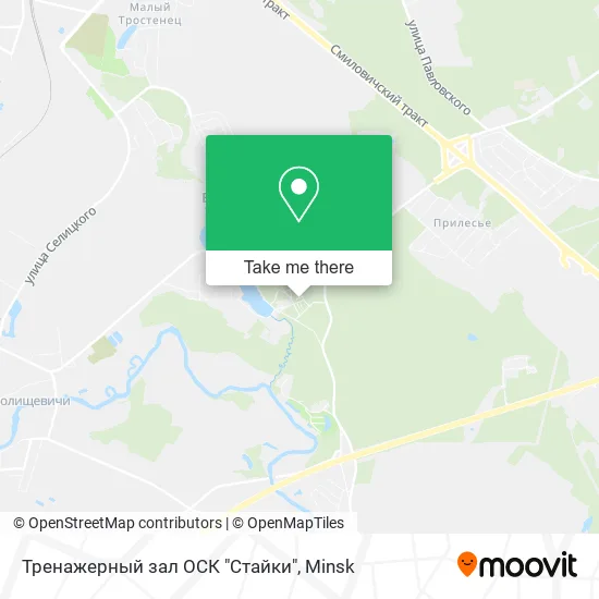 Тренажерный зал ОСК "Стайки" map