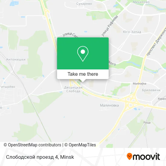Слободской проезд 4 map