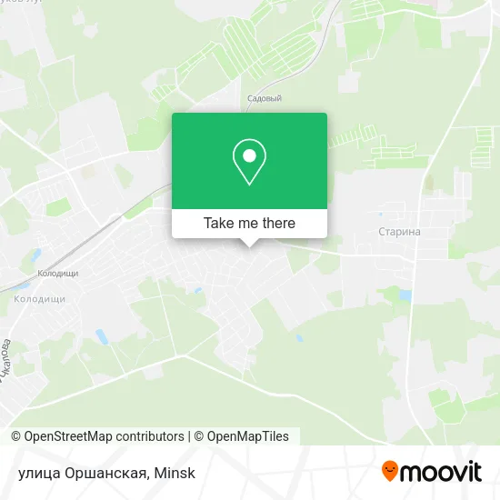 улица Оршанская map
