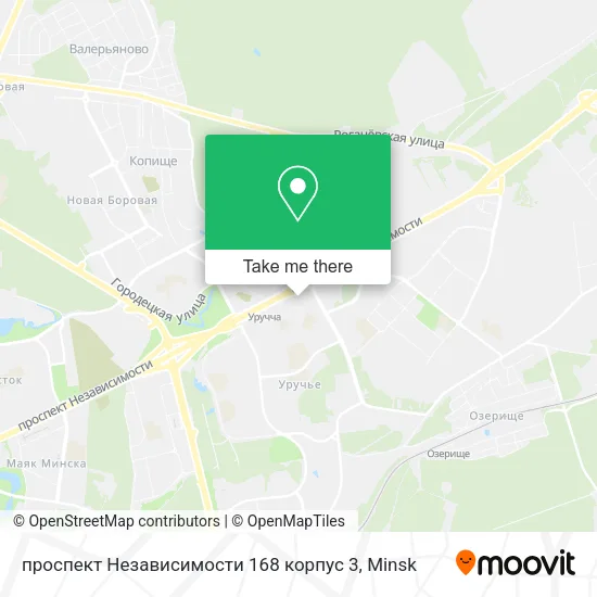 проспект Независимости 168 корпус 3 map