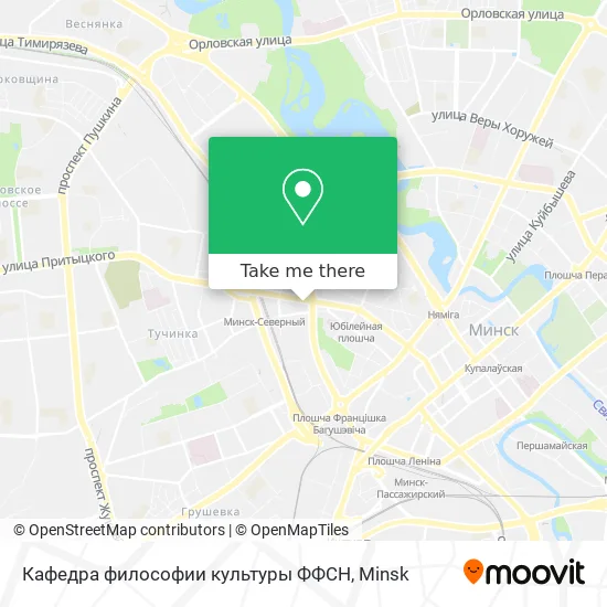 Кафедра философии культуры ФФСН map