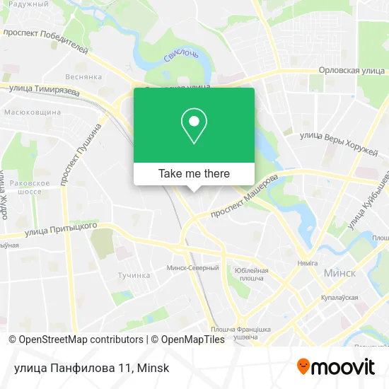улица Панфилова 11 map