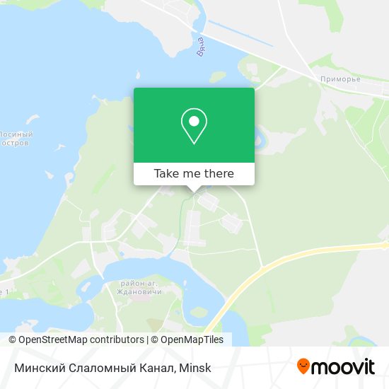 Минский Слаломный Канал map