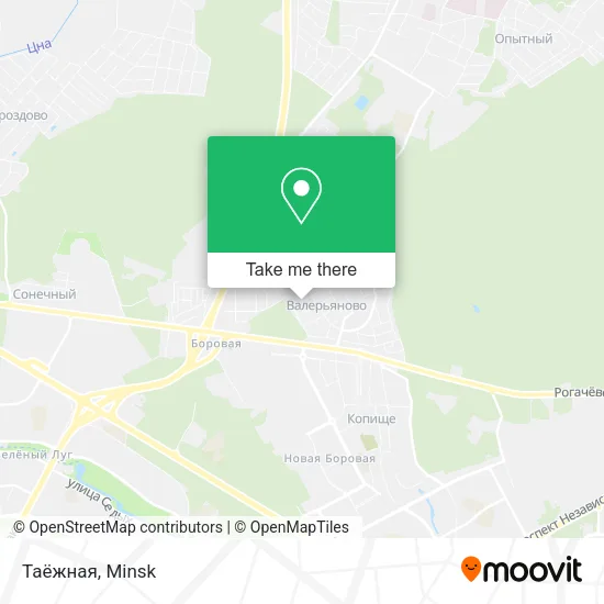 Таёжная map