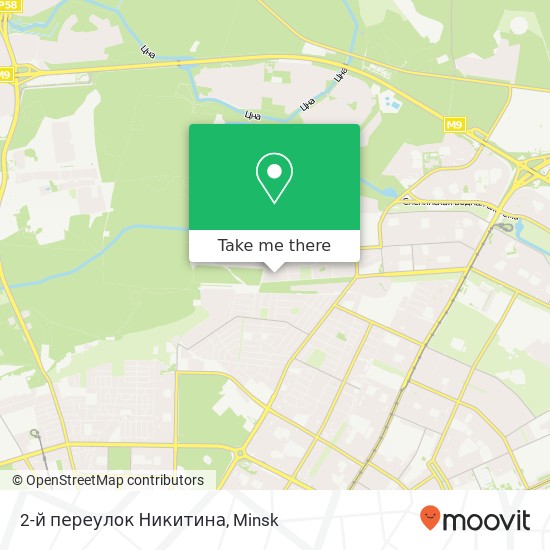 2-й переулок Никитина map