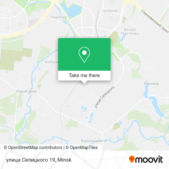 улица Селицкого 19 map