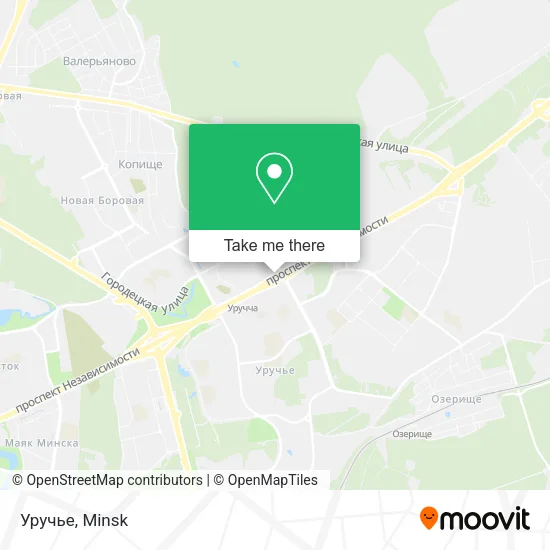 Уручье map