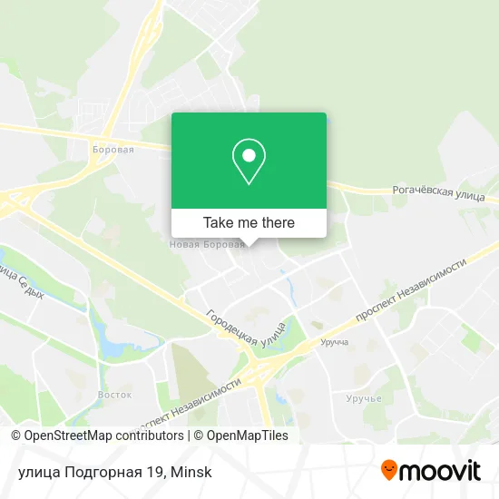 улица Подгорная 19 map