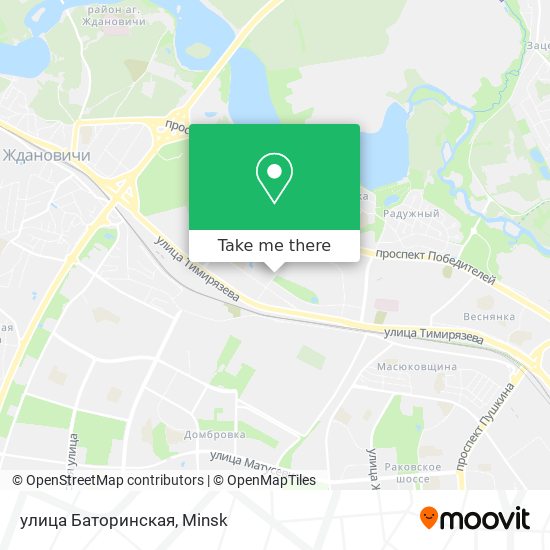 улица Баторинская map
