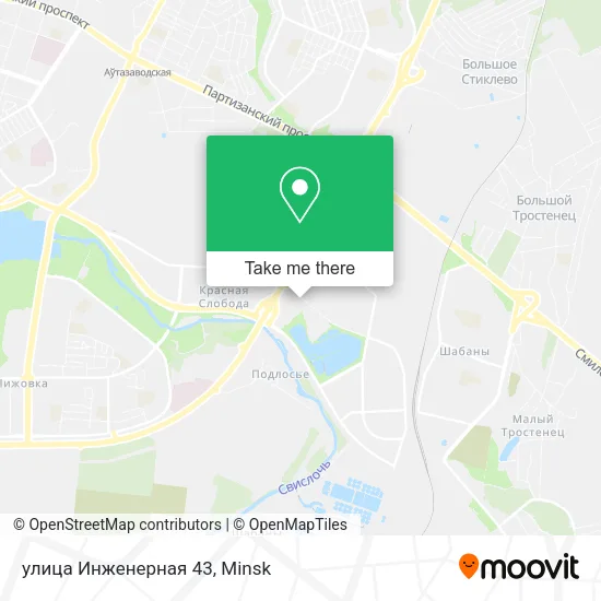 улица Инженерная 43 map