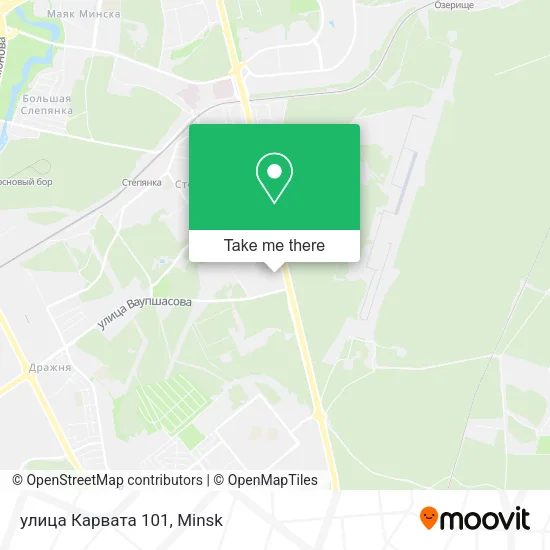 улица Карвата 101 map