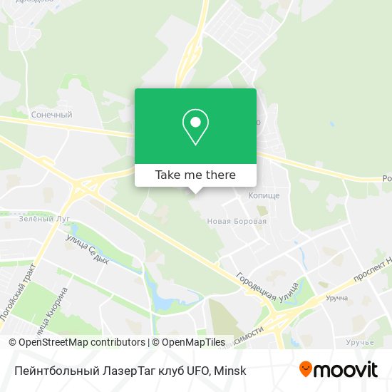 Пейнтбольный ЛазерТаг клуб UFO map