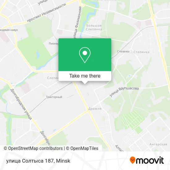улица Солтыса 187 map
