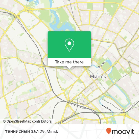 теннисный зал 29 map
