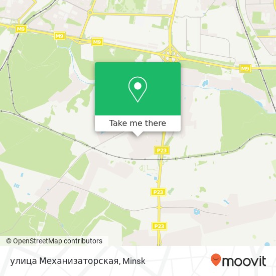 улица Механизаторская map