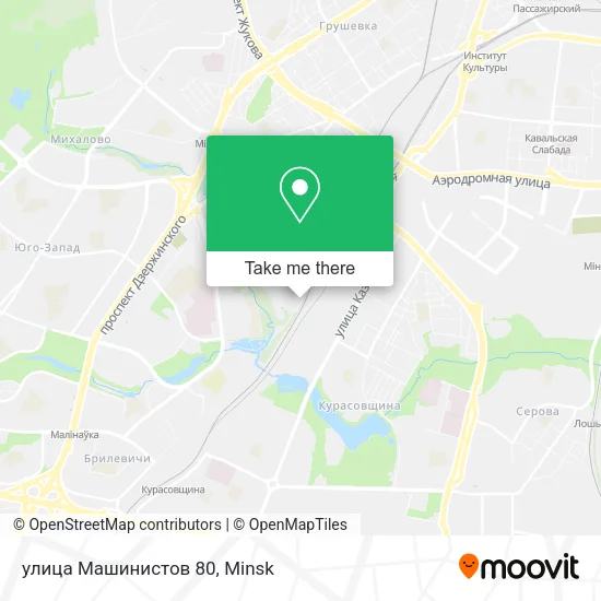 улица Машинистов 80 map