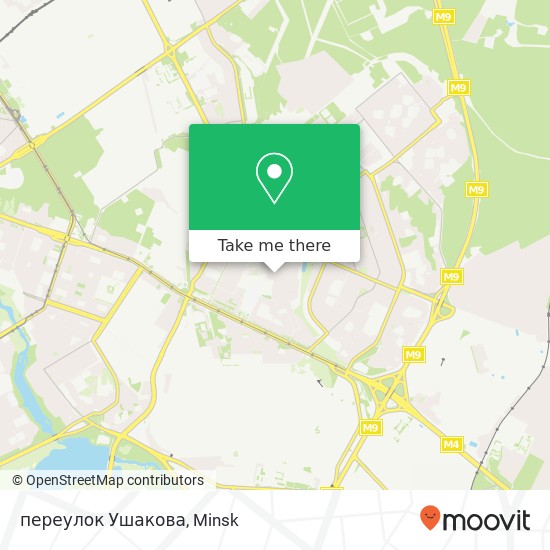 переулок Ушакова map