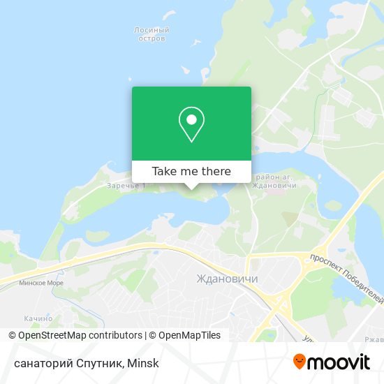 санаторий Спутник map