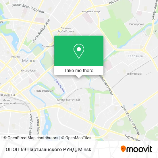 ОПОП 69 Партизанского РУВД map