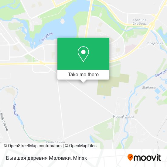 Бывшая деревня Малявки map