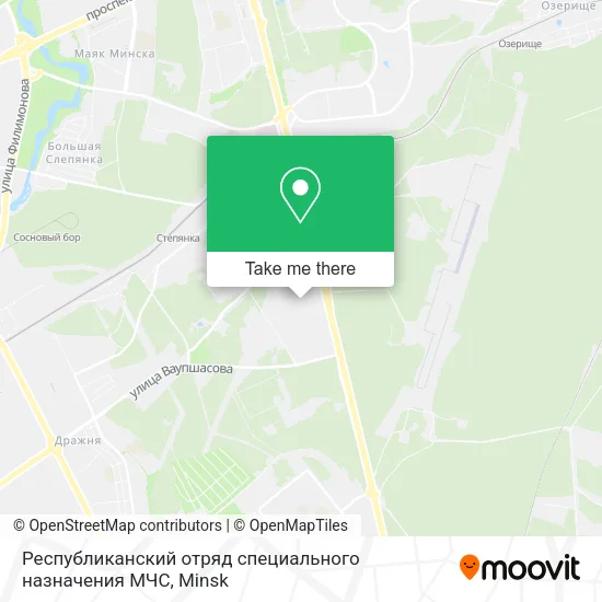 Республиканский отряд специального назначения МЧС map