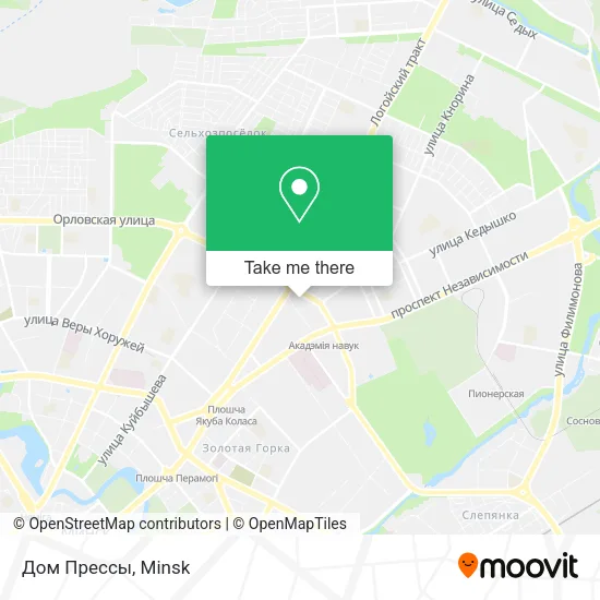Дом Прессы map