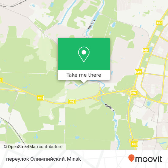 переулок Олимпийский map