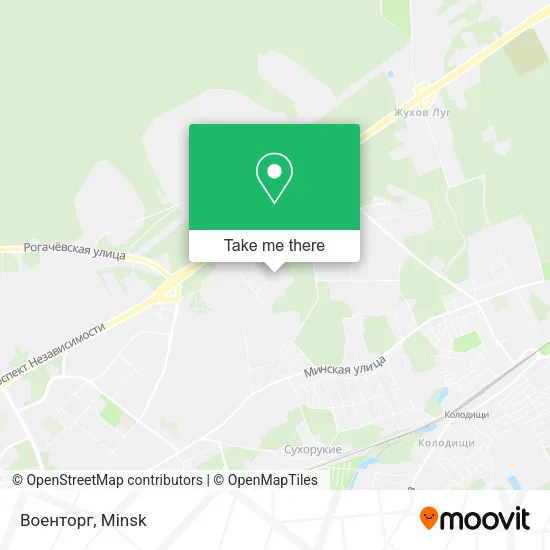 Военторг map